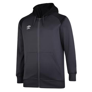 Umbro Pro Club Full Zip Hoody **Last year of supply** - Carbon/Black