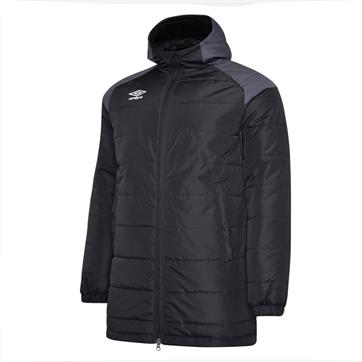 Umbro Pro Club Padded Jacket **Last year of supply** - Black/Carbon