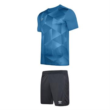Umbro Maxium Shirt & Short Kit Set - Blue