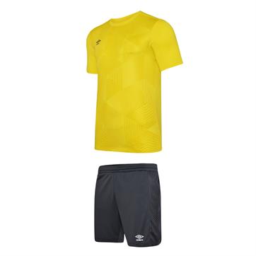 Umbro Maxium Shirt & Short Kit Set - Yellow