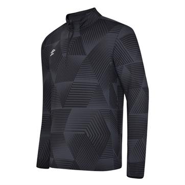 Umbro Maxium Half Zip Top - Black