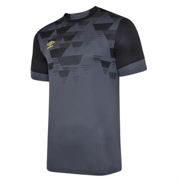 Umbro Vier Short Sleeve Shirt - Carbon/Black