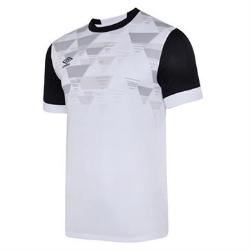 Umbro Vier Short Sleeve Shirt - White/Black