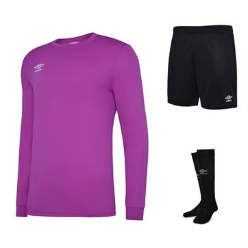 Umbro Club Full Kit Bundle of 10 (Long Sleeve) - purple