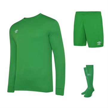 Umbro Club Long Sleeve Full Kit Set - Emerald