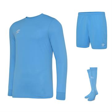 Umbro Club Long Sleeve Full Kit Set - Sky Blue