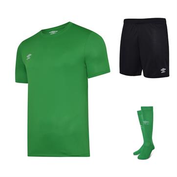 Umbro Club Full Kit Bundle of 10 (Short Sleeve) - Emerald