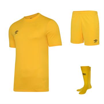 Umbro Club Full Kit Bundle of 10 (Short Sleeve) - Yellow