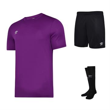 Umbro Club Full Kit Bundle of 10 (Short Sleeve) - purple