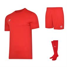 Umbro Club Football Kit Set including short sleeve shirt, short and socks