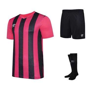 Umbro Ramone Full Kit Bundle of 12 (Short Sleeve) - Beetroot Purple/Black