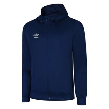 Umbro Total Training Full Zip Hooded Knitted Jacket - Navy