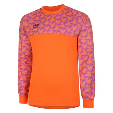 Umbro Flux Long Sleeve Goalkeeper Shirt - Shocking Orange