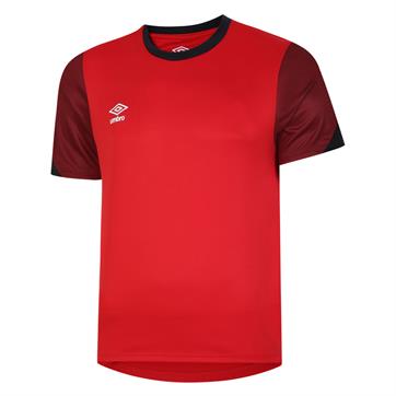 Umbro Total Training Short Sleeve Shirt - Red