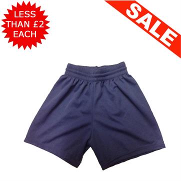 Clearance Football Shorts - Bundle of 14 x Navy (26/28")