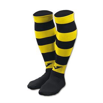 Joma Zebra Football Socks (Pack of 4) - Black/Yellow