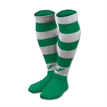 Joma Zebra Football Socks (Pack of 4) - Green/White