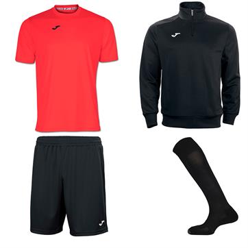 Joma Combi Academy Core Player Pack - Fluo Orange/Black