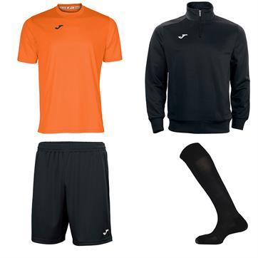 Joma Combi Academy Core Player Pack - Orange/Black