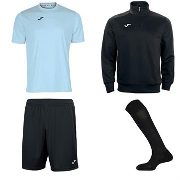 Joma Combi Academy Core Player Pack - Sky/Black