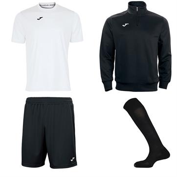 Joma Combi Academy Core Player Pack - White/Black