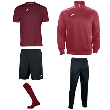 Joma Combi Academy Mid Player Pack - Burgundy