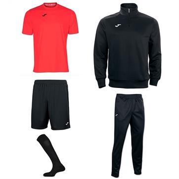 Joma Combi Academy Mid Player Pack - Fluo Orange