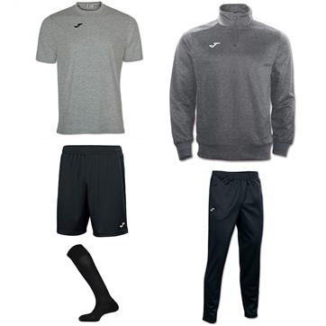 Joma Combi Academy Mid Player Pack - Light Grey