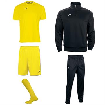 Joma Combi Academy Mid Player Pack - Yellow