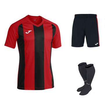 Joma Pisa II Full Kit Bundle of 15 (Short Sleeve) - Red/Black