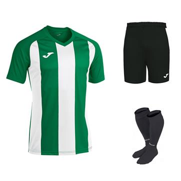 Joma Pisa II Short Sleeve Kit Set - Green/White