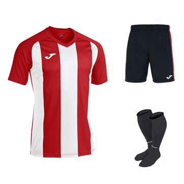 Joma Pisa II Short Sleeve Kit Set - Red/White