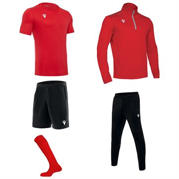 Macron Academy Mid Player Pack - Red