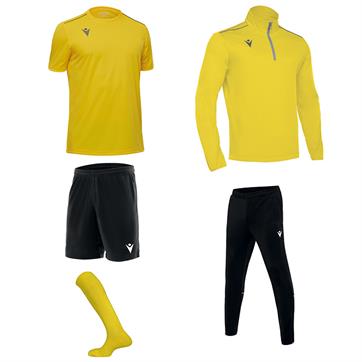Macron Academy Mid Player Pack - Yellow