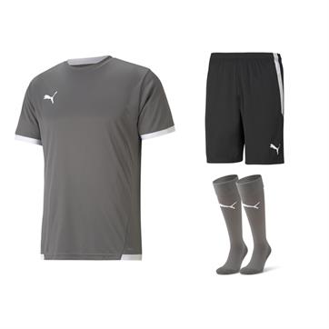 Puma Team Liga Short Sleeve Kit Set - Smoked Pearl