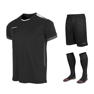 Stanno First Full Kit Bundle of 10 (Short Sleeve) - Black
