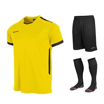 Stanno First Full Kit Bundle of 10 (Short Sleeve) - Yellow/Black