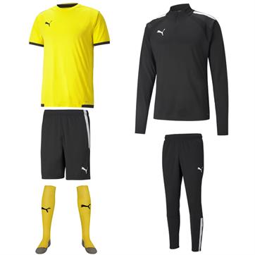 Puma TeamLiga Academy Mid Player Pack - Cyber Yellow