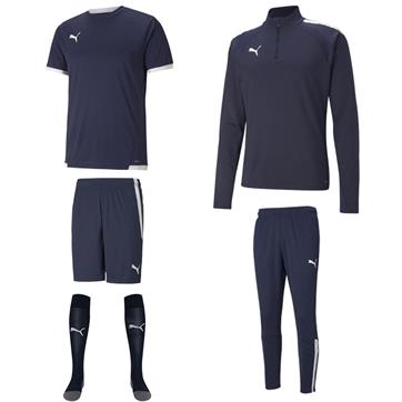 Puma TeamLiga Academy Mid Player Pack - Peacoat