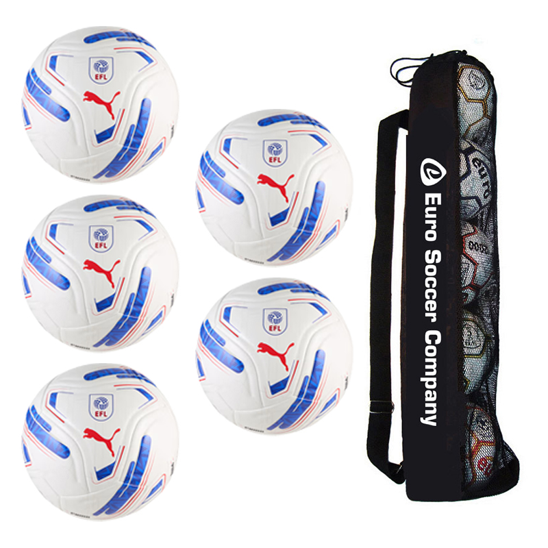 Tube of 5 Puma English Football League Stellar Cup Match Football 26/27 (Sizes 3,4,5)