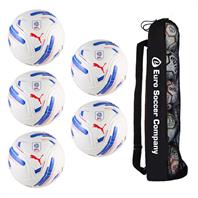 Tube of 5 Puma English Football League Stellar Cup Match Football 26/27 (Sizes 3,4,5)