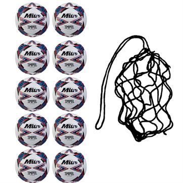 Net of 10 Impel Futsal Balls