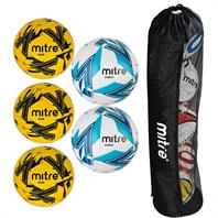 Mitre Matchday Core Tube Bundle (3 Calcio, 2 Ultimatch One)