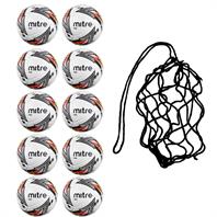 Net of 10 Mitre Delta Hyperseam Match Balls (4,5)