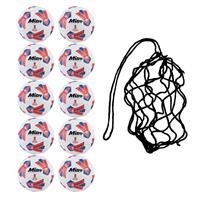 Net of 10 Mitre Delta FA Cup Replica Football 23-24 Ball (Size 4,5)