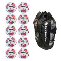 Ball Sack of 10 Mitre Delta FA Cup Replica Football 23-24 Ball (Size 4,5)