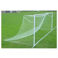 Harrod Super Heavyweight Socketed Steel 76mm Round Goal Posts - With Locking Sockets (24 x 8ft)