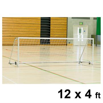 Harrod Folding Wheelaway Steel Goal Posts (PAIR) (12 x 4ft)