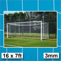 Harrod 3mm Fence Folding Box Shaped Goal Nets (PAIR) (16 x 7ft) (4.88m x 2.13m)