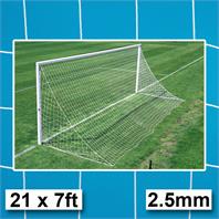 Harrod 2.5mm Straightback Goal Nets (PAIR) (21 x 7ft) GOALS WITHOUT NET SUPPORTS